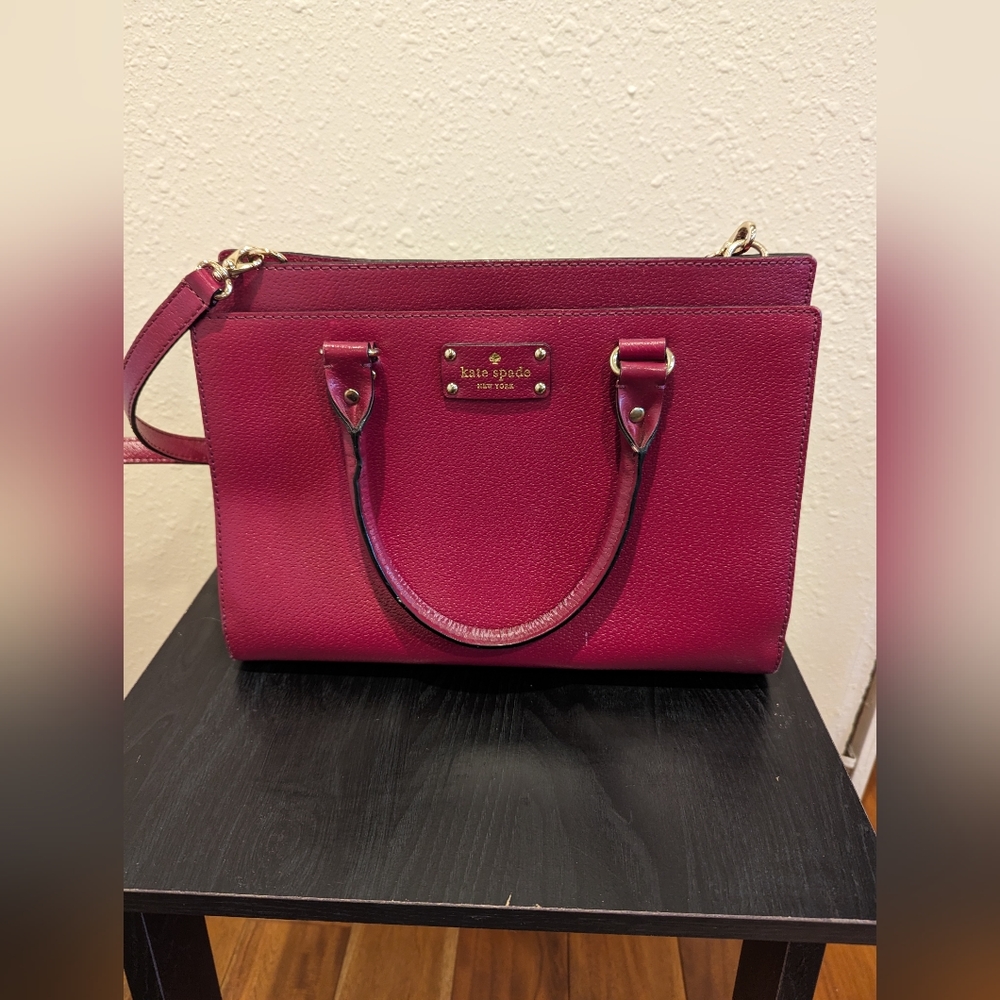 Kate Spade Burgundy Handbag